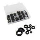 Gummitüllen-Set | 180-tlg | schwarz | in Box ,...