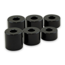 Abstandshalter-Set | Alu-schwarz | 6-tlg. , 043108  KTM /...