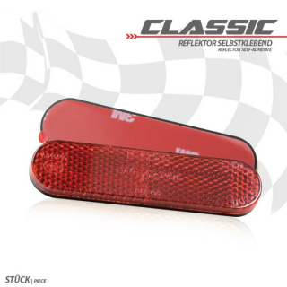 Reflektor "Classic" | abgerundet | rot | ohne Rand , 044136  HONDA / CR 125 R (JE01) / CR 125 R / 2003 / OFFROAD / MX , 044136