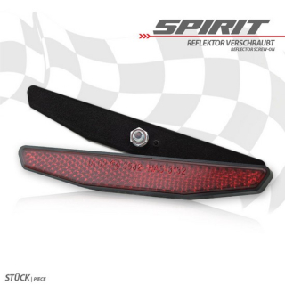 Reflektor "Spirit" | rot | 6-eckig | mit Rand , 044143  HONDA / CRF 250 R (ME10) / CRF 250 R / 2005 / OFFROAD / MX , 044143