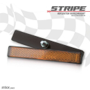 Reflektor "Stripe" | rechteckig | gelb | mit...