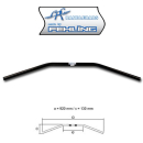1-Zoll Lenker "Drag Bar" (LDHD 5) | schwarz/...