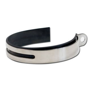 Auspuffhalteband A Ø 100mm | Edelstahl mit Gummi , 079080  HONDA / CR 250 R (ME03) / CR 250 R / 2002 / OFFROAD / MX , 079080