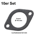 Auspuffkrümmerdichtung Set oval | Set = 10...