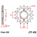 Ritzel 14Z  |  520 , JTF430.14  KTM / 450 SX-F / 450 SX-F...