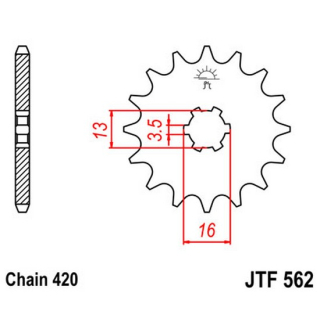 Ritzel 9Z  |  420 , JTF562.09  KTM / 125 EXC FACTORY EDITION / 125 EXC / 2011 / OFFROAD / ENDURO , JTF562.09