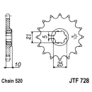 Ritzel 15Z  |  520 , JTF728.15  HUSQVARNA / TC 250 / TC...