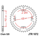 Kettenrad 36Z  |  520 SW , JTR1072.36  GAS GAS / TXT 125...