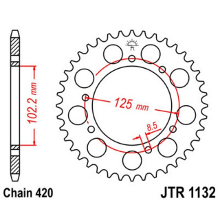 Kettenrad 48Z  |  420 SW , JTR1132.48  BETA / REV 3 270 2T / REV 3 270 2T / 2002 / OFFROAD / TRIAL , JTR1132.48