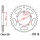 Kettenrad 43Z  |  520 SW , JTR18.43  BETA / EVO 300 2T FACTORY / EVO 300 2T / 2014 / OFFROAD / TRIAL , JTR18.43