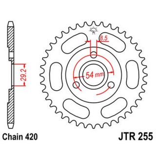 Kettenrad 30Z  |  420 SW , JTR255.30  GAS GAS / TXT PRO 280 RACING / TXT PRO 280 / 2013 / OFFROAD / TRIAL , JTR255.30