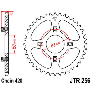 Kettenrad 40Z  |  420 SI , JTR256.40  MONTESA / COTA 4RT 250 / COTA 4RT 250 / 2010 / OFFROAD / OFFROAD , JTR256.40