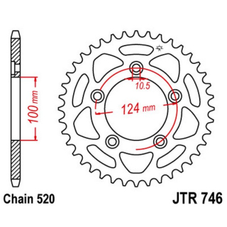 Kettenrad 39Z  |  520 SI , JTR746.39  BETA / REV 3 125 2T / REV 3 125 2T / 2008 / OFFROAD / TRIAL , JTR746.39