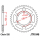 Kettenrad 37Z  |  520 SW , JTR846.37  GAS GAS / TXT PRO 280 / TXT PRO 280 / 2000 / OFFROAD / TRIAL , JTR846.37