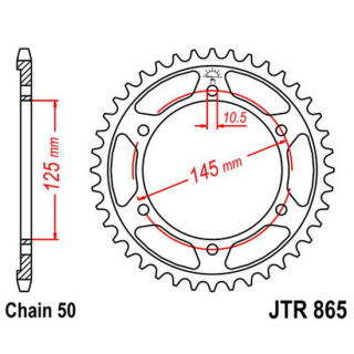 Kettenrad 39Z  |  530 SI , JTR865.39  MONTESA / COTA 315 / COTA 315 / 2004 / OFFROAD / OFFROAD , JTR865.39