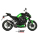 MIVV - SUONO, ST. STEEL carbon caps, SLIP-ON, e, S , K.052.L7  HONDA / MB S 50 / MB S 50 / 1984 / 50CC / 50CC GEAR BOX , K.052.L7