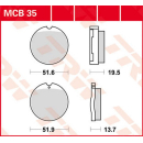 Scheibenbremsbeläge , MCB35  HONDA / CAMINO / CAMINO...