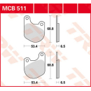 Scheibenbremsbeläge , MCB511  HONDA / CAMINO /...