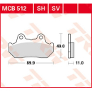 Scheibenbremsbeläge , MCB512SH  HONDA / MB S 50 / MB...