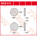 Scheibenbremsbeläge , MCB513  HONDA / MB S 50 / MB S...