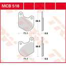Scheibenbremsbeläge , MCB518  HONDA / MB S 50 / MB S...