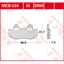 Scheibenbremsbeläge , MCB534SI  HONDA / MB S 50 / MB...