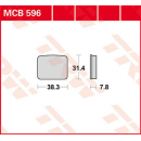 Scheibenbremsbeläge , MCB596  HONDA / MB S 50 / MB S...