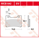 Scheibenbremsbeläge , MCB642SV  HONDA / MB S 50 / MB...