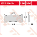 Scheibenbremsbeläge , MCB660SRQ  HONDA / CR 85 R STD...