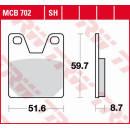 Scheibenbremsbeläge , MCB702  HONDA / CRF 250 R...
