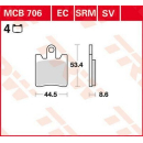 Scheibenbremsbeläge , MCB706SV  HONDA / CRF 250 X...