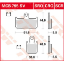 Scheibenbremsbeläge , MCB795SV  KAWASAKI / KX 85 II...
