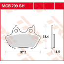 Scheibenbremsbeläge , MCB799PC  KAWASAKI / KLX 450 R...