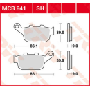 Scheibenbremsbeläge , MCB841  YAMAHA / YZ 125 (CE16)...