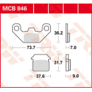 Scheibenbremsbeläge , MCB846  YAMAHA / YZ 250 F...