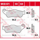 Scheibenbremsbeläge , MCB871SH  YAMAHA / WR 250 F...