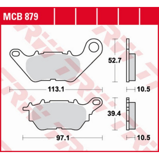 Scheibenbremsbeläge , MCB879  YAMAHA / WR 250 F (RE25) / WR 250 / 2019 / OFFROAD / ENDURO , MCB879