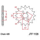 Ritzel 12Z  |  420 , JTF1129.12  SHERCO / 300 SEF-R...