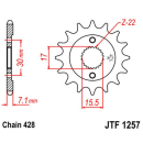 Ritzel 15Z  |  428 , JTF1257.15  SHERCO / 450 SEF-R...