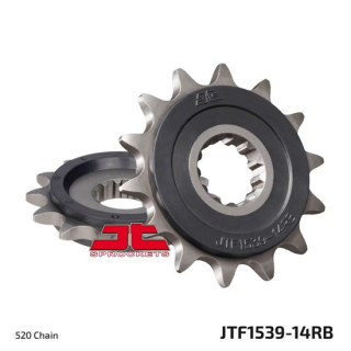 Ritzel 14Z  |  520 | gummiert | , JTF1539.14RB  BETA / RR 430 4T / RR 430 4T / 2020 / OFFROAD / ENDURO , JTF1539.14RB