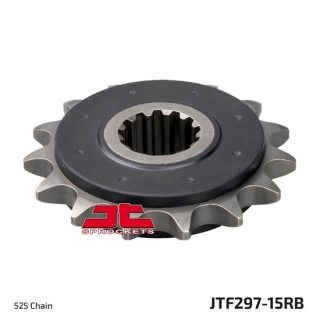 Ritzel 15Z  |  525 | Gummiert , JTF297.15RB  KTM / 500 EXC-F SIX DAYS / 500 EXC-F / 2026 / OFFROAD / ENDURO , JTF297.15RB