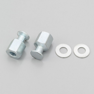 Bobbins | Daytona | Alu | silber | M10 x 1,25mm , 441159  YAMAHA / WR 250 F / WR 250 / 2022 / OFFROAD / ENDURO , 441159