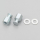 Bobbins | Daytona | Alu | silber | M10 x 1,25mm , 441159  YAMAHA / WR 250 F / WR 250 / 2022 / OFFROAD / ENDURO , 441159