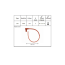 NGK | Kabel mit Stecker | Typ CR4 | Racing rot | , 601004...