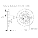 Kettenrad 50-35059-40 | 50900-40 | 40Z - 530 , 720113...