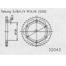 Kettenrad 50-32152-45, 45Z - 520, , 720117  YAMAHA / YZ...