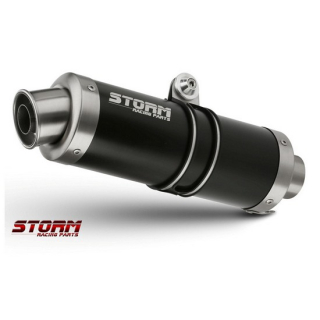 STORM by MIVV - ST. STEEL,GP Black ,2 SLIP-ON,e , 74.K.020.LXSB  KTM / 250 SX / 250 SX / 1999 / OFFROAD / MX , 74.K.020.LXSB