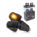 LED-Lenkerendenblinker "KNIGHT" | ALU | schwarz...