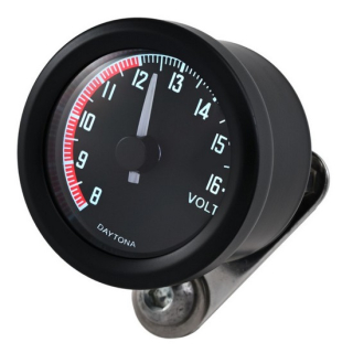 Voltmeter "Velona" | schwarz | analog | schwarz , 361438  KTM / 250 SX / 250 SX / 2021 / OFFROAD / MX , 361438