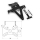 Kennzeichenhalter | UNIVERSAL | Typ 8 | schwarz , 390008  HONDA / CRF 250 R (ME12) / CRF 250 R / 2022 / OFFROAD / MX , 390008